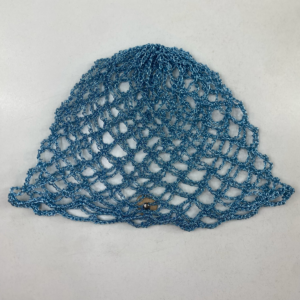 Mesh Hat Diamante Celeste Metalizado