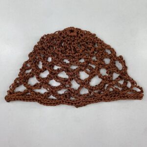 Mesh Hat Diamante Cinta Terracota