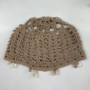 Mesh Hat Red Beige Conchitas