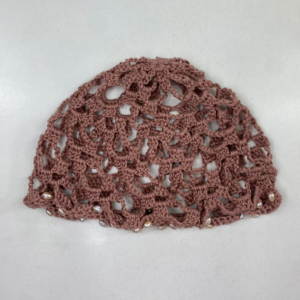 Mesh Hat Cruz Rosa Palo con Aplicaciones