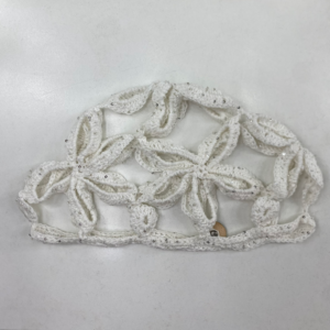 Mesh Hat Flor Blanco