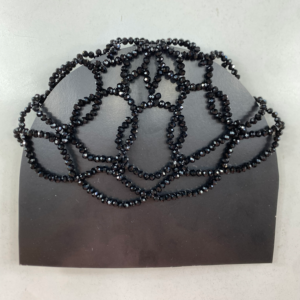 Mesh Hat Pedrería modelo Amparo color Negro