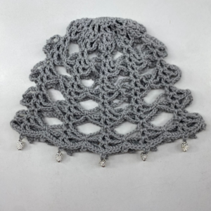 Mesh Hat Avellana Gris con Aplicaciones