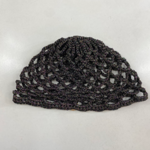 Mesh Hat Diamante Negro con brillo multicolor