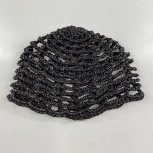 Mesh Hat Red Negro con brillo multicolor