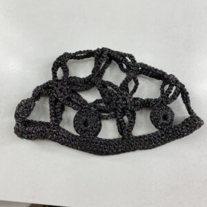 Mesh Hat Estrella Negro con brillo multicolor